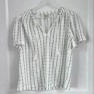 Madewell Tie-Neck Tunic Top NEW